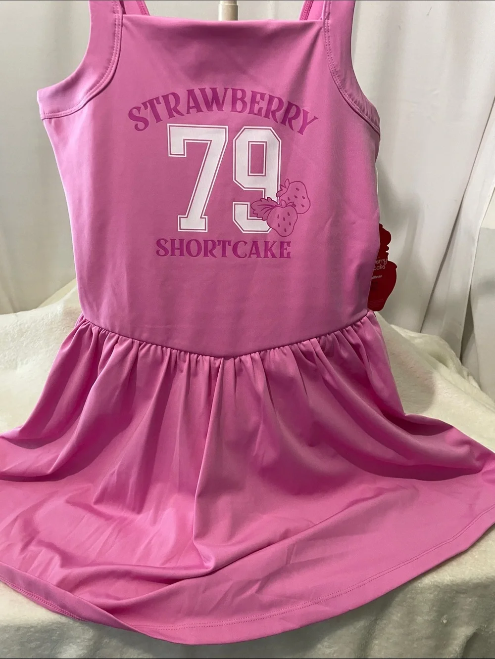 NEW 🆕 Strawberry Shortcake shortalls tank dress
